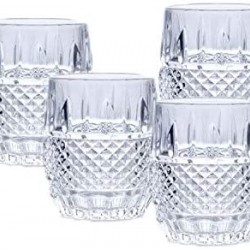 Mikasa Delano Double Old-Fashioned Glass, 10oz, Fine Crysrtal, Set of 4