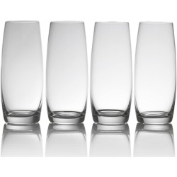 Mikasa Julie Stemless Flute, 1 Count (Pack of 1), Clear